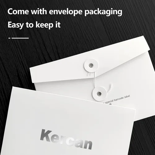 Vista 7 de Kercan Etiquetas personalizadas para activos: etiquetas de código de barras de 1.57 x 0.79 pulgadas (160-4800) (número)