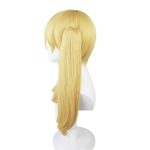 Vista 4 de Kakegurui Mary Saotome Meari Rubio Cola de Caballo Cosplay Peluca Cosplay Peluca Peluca