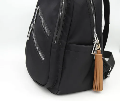 Vista 5 de ZOONAI Llavero con borla de cuero para mujeres y niñas, colgante de bolso para coche, cartera, monedero, colgante de decoración