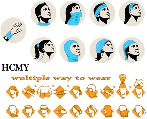 Vista 8 de 9 pañuelos para el cuello para mujer, pasamontañas, tubo, máscara facial UV, diadema, para hombre, para esquí, refrescante, paquete de envoltura