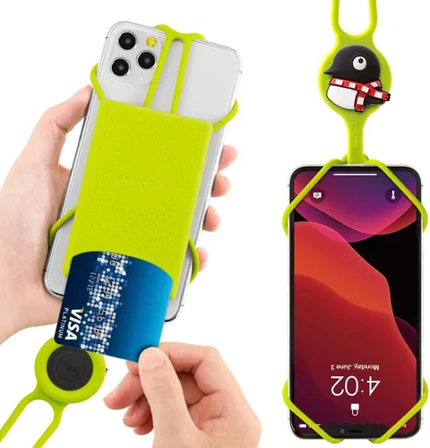 Vista 9 de Bone Lanyard Phone Tie 2, Universal Phone Holder for 4"-6.7" Smartphones