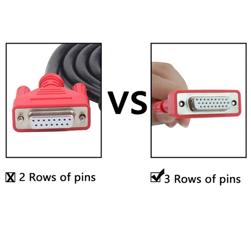 Vista 3 de Cable de prueba principal para programar Autel MaxiSys MS908P Cable Connector - Cable de prueba de diagnóstico de 16 pines OBD2