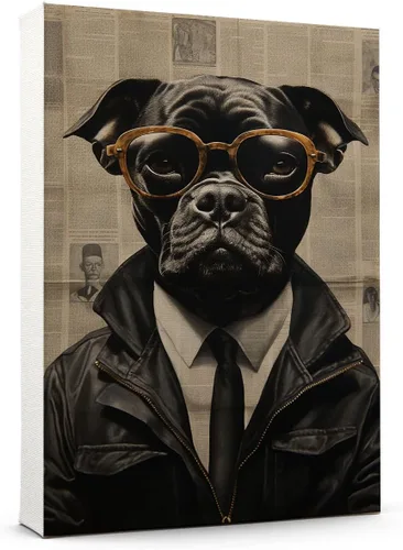 Vista 175 de Thuan Affenpinscher - Póster de lienzo con tus fotos, arte de pared para decoración del hogar, regalo conmemorativo para amantes de las mascotas