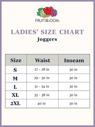 Vista 4 de Fruit of the Loom - Pantalones deportivos y cómodos para mujer