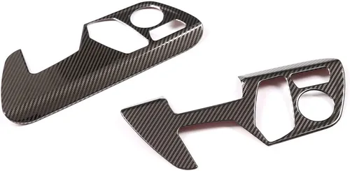Vista 7 de Daeiclru Cubierta de panel de botón de ajuste de asiento para Toyota Supra GR A90 A91 MK5 2018-2022, cubierta de panel de interruptor de botón