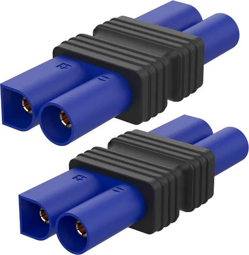 Vista 9 de EC3 conector macho a EC5 hembra conector adaptador para RC Lipo batería EC3 a EC5 adaptador (2 unidades)