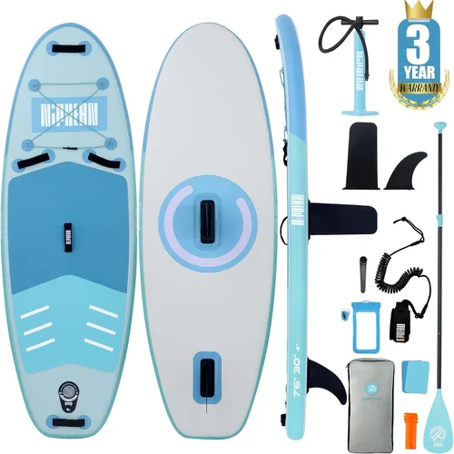 Vista 18 de Niphean 10' Inflatable Paddle Board, Ultra-Light SUP for Beginners