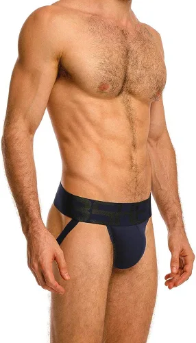 Vista 4 de BSHETR Suspensorio para hombre con banda súper ancha, algodón básico transpirable para hombres