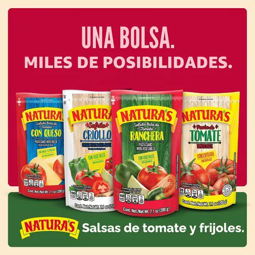 Vista 6 de NATURA'S Salsa Ranchera, Heat-and-Eat Ranch - Salsa para pasta en bolsa de 7.1 onzas, fácil de abrir (paquete de 3)