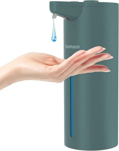 Vista 8 de Dispensador automático de jabón sin contacto, 15 niveles, cocina baño negro Negro brillante
