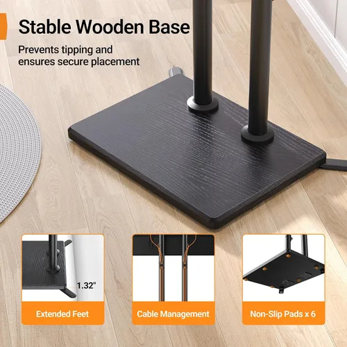 Vista 6 de Perlegear Soporte de TV PGTVS36 y PGFLS34B
