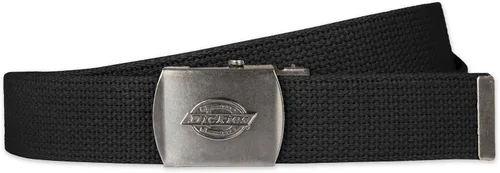 Vista 2 de Dickies mens Fabric Web Plaque Logo Buckle Belt - One Size Cut-to-fit- Fits Up to Size 42" Waist