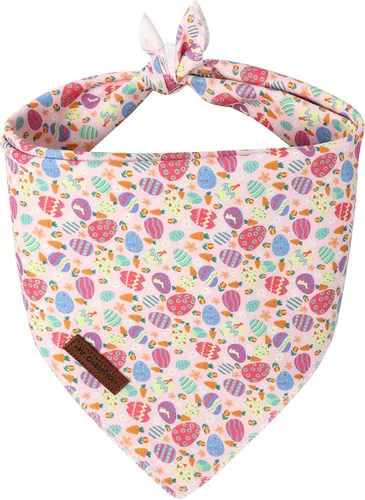 Vista 26 de MR. CHUBBYFACE Pañuelos azules con rayas para perros, reversibles, baberos triangulares, bufanda, accesorios para perros, gatos, mascotas