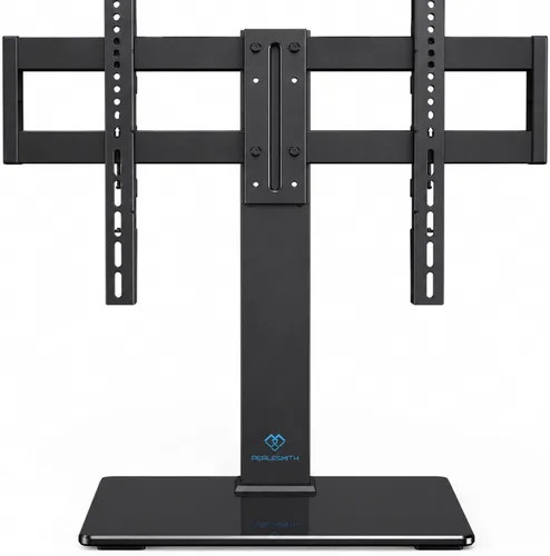 Vista 8 de PERLESMITH - Soporte universal para TV de mesa para televisores LCD LED OLED 4K de pantalla plana de 32 a 65 pulgadas - Soporte de TV de altura