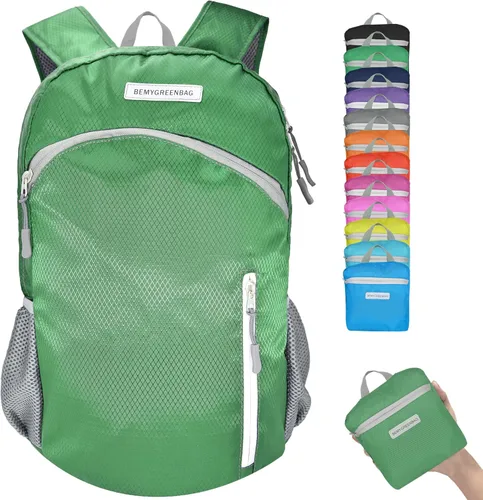 Vista 16 de Mochila impermeable plegable 35L para viajes de deportes al aire libre dentro del compartimento de ropa mojada plegable para múltiples