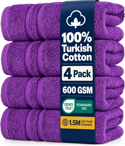 Vista 49 de Hawmam Linen - Juego de toallas de algodón turco original prémium, calidad de hotel para máxima suavidad y absorción, para cara, manos, cocina