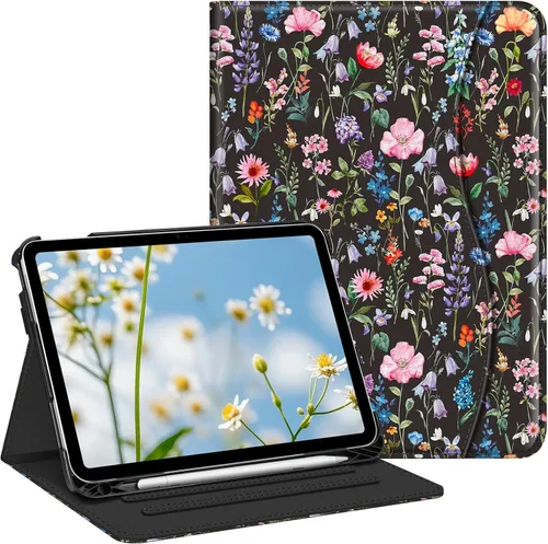 Vista 19 de Fintie Funda tipo libro para iPad (A16) de 11ª generación de 11 pulgadas Negro
