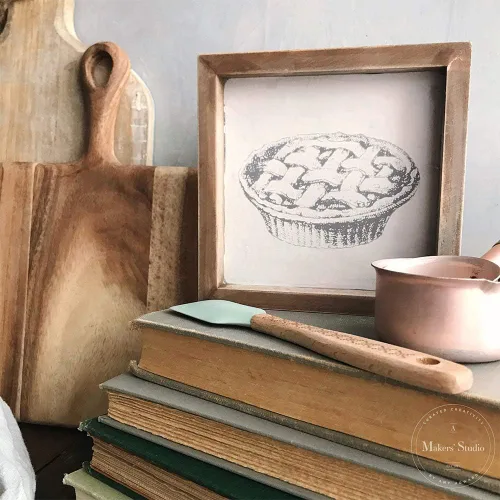 Vista 5 de A Maker's Studio - Hoja de plantilla de malla adhesiva reutilizable, ideal para manualidades y manualidades, adecuada para pinturas y tintas