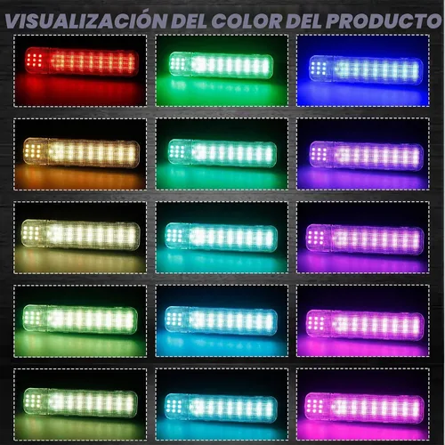 Vista 2 de NDRUSH Panel de puerta interior LED RGB con luz de cortesía, compatible con Silverado/Sierra C/K 1500 2500 3500 Pickup Suburban Tahoe Avalanche