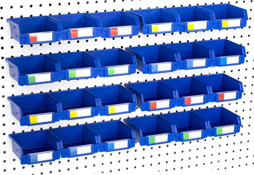 Vista 15 de Papeleras de Pegboard – tamaños 3.5", 5", o 7