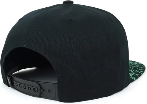 Vista 3 de Trendy Apparel Shop Rasta Marihuana Leaf Weed 3D bordado plano Bill Snapback Cap