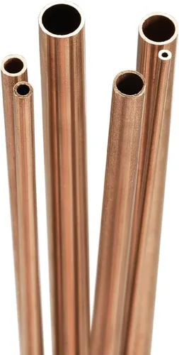 Vista 4 de uxcell Tubo de cobre, 0.079 in, 0.118 in, 0.157 in, 0.197 in, 0.236 in, 0.276 in de diámetro exterior x 0.020 in, grosor de pared, 11.811 in