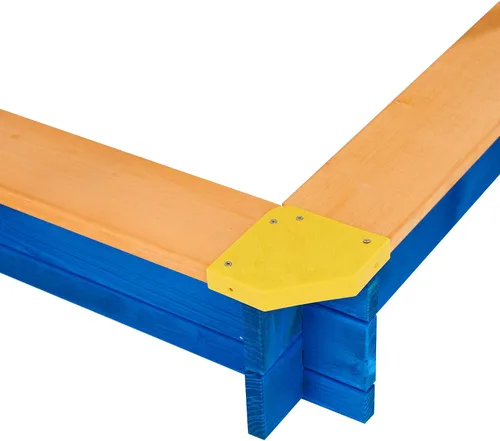 Vista 9 de Teamson Kids Caja de arena de abeto para exteriores de 46 pulgadas x 46