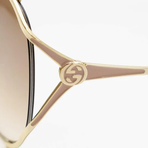 Vista 3 de Gafas de sol Gucci GG 0650 SK- 004 doradomarrón