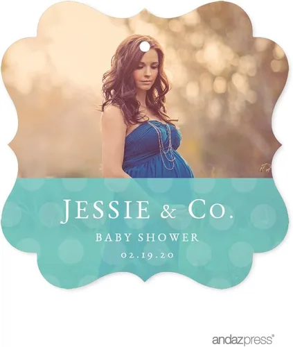 Vista 15 de Colección de Baby shower de Andaz Press Baby & Co., Banner Cards & Gifts, 1