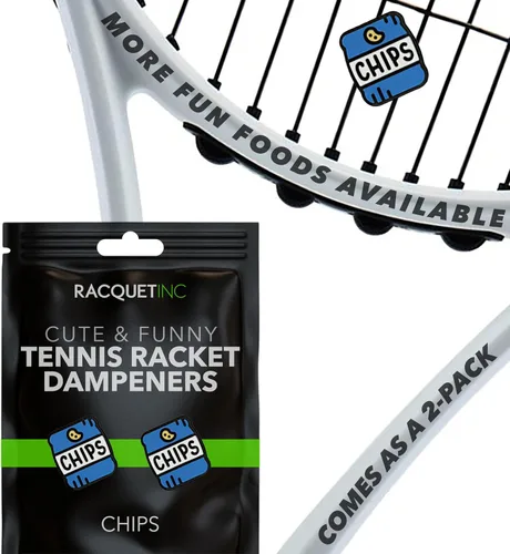 Vista 49 de Racquet Inc Regalos de Tenis - Amortiguadores de Vibración para Raqueta de Tenis - Absorbe Choques, Reduce la Vibración de las Cuerdas para Mejor