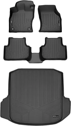 Vista 25 de MAXLINER Alfombrillas de ajuste personalizado para la primera fila Compatible con Volkswagen Arteon 2019-2024