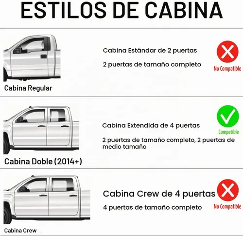 Vista 2 de Lightronic Visera de ventana de ventilación automática con clip extra duradera, compatible con Chevrolet Silverado 2019-2026 y GMC Sierra 1500