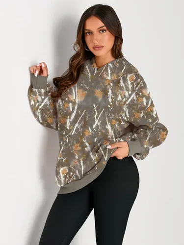 Vista 198 de Trendy Queen - Sudaderas extragrandes con capucha para mujer, suéteres de manga larga, sin botones, de vellón, de otoño, ropa de invierno