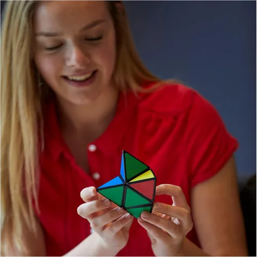 Vista 7 de Rubik's Cubo, pirámide, pirámide de Rubik's para resolver problemas, rompecabezas clásico a juego de colores, juguete para ansiedad, rompecabezas
