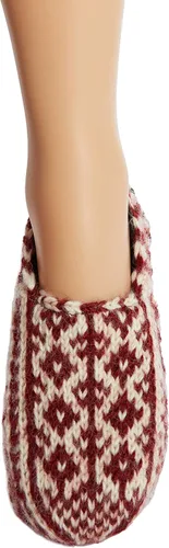 Vista 2 de Tibetan Socks Pantuflas tipo botín con forro polar de lana tejida a mano