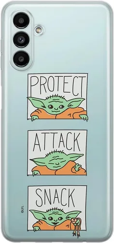 Vista 7 de ERT GROUP Caja del teléfono móvil para Samsung A13 5G/A04S Original y con licencia oficial Star Wars Patrón Baby Yoda 004 adaptado de manera óptima