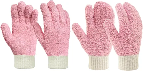 Vista 20 de MIG4U Guantes de limpieza de microfibra para el hogar, guantes para limpiar persianas, ventanas, contraventanas, muebles y coche, reutilizables, sin