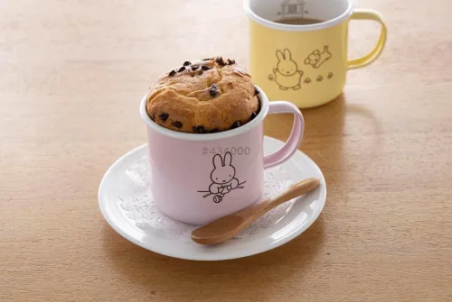 Vista 5 de Taza Miffy Pastel 3.1 in Gris Pálido Verde pálido