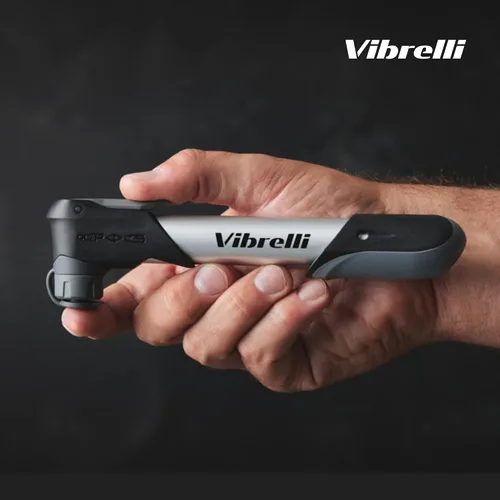 Vista 7 de Vibrelli Mini Bike Pump - Presta & Schrader Bicycle Pump - 120 PSI Tire Pump for Road & MTB - No Valve Changing Needed