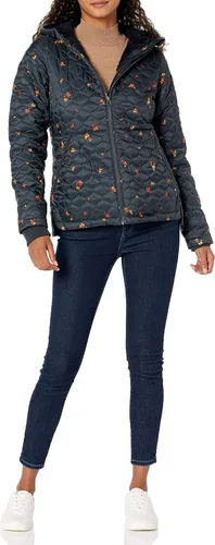Vista 4 de Tienda Essentials - Chaqueta acolchada con capucha y forro de sherpa resistente al agua para mujer