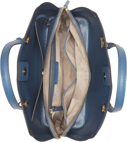 Vista 9 de Calvin Klein Mochila de cadena de triple compartimento con micro guijarros de Hailey