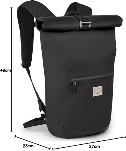 Vista 20 de Osprey Arcane Roll Top 18L Mochila impermeable para portátil, color rojo bellota