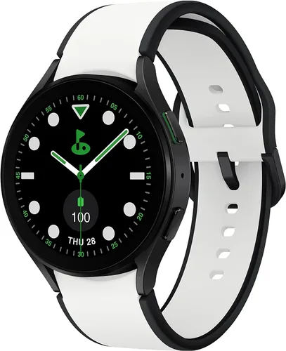 Vista 2 de Samsung Galaxy Watch 5 Pro de 45mm Reloj Inteligente Bluetooth, Cuerpo, Salud, Fitness, Sueño, Monitor de Ritmo Cardíaco, Batería Mejorada, Cristal
