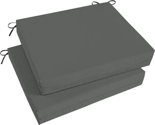 Vista 72 de Basic Beyond Juego de 4 cojines para sillas de exterior, cojines de exterior para muebles de patio, cojines resistentes al agua para sillas de patio