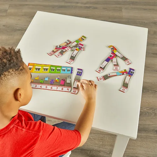 Vista 7 de Learning Resources Numberblocks - Juego de rompecabezas de secuenciación, rompecabezas de números, rompecabezas de matemáticas, 10 rompecabezas
