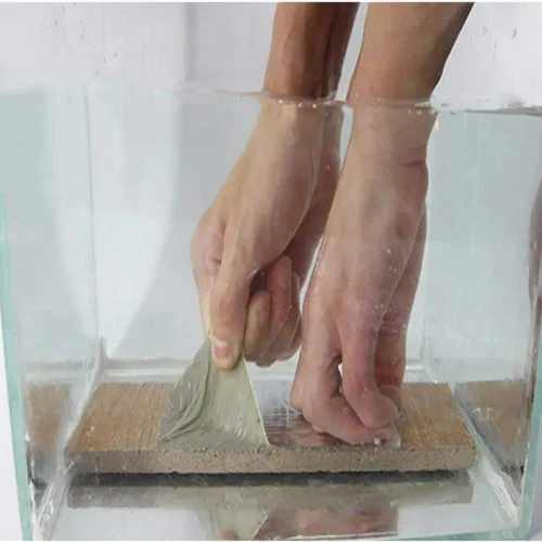 Vista 9 de Cinta de goma butílica, Cinta de papel de aluminio sellada, Banda autoadhesiva sellada impermeable, Cinta de reparación flexible, para grietas