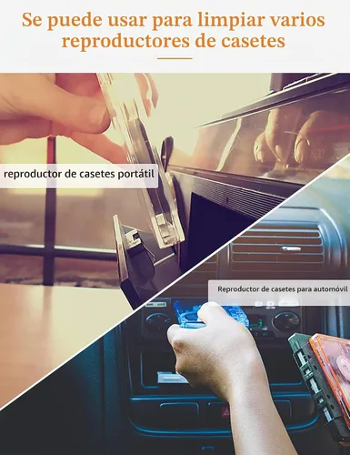 Vista 4 de Arsvita Audio - Limpiador de cabezal de casete con 1 solución limpiadora