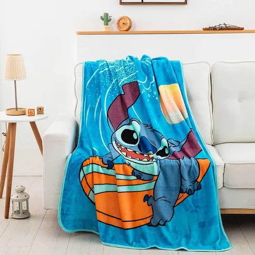 Vista 5 de Northwest Lilo and Stitch - Manta de seda táctil, 46 x 60 pulgadas, hace olas