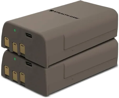 Vista 2 de Cámara Stealth FieldMax MAX-PAK Cartucho de Batería Recargable de Litio de 12 Voltios/5000 mAh, Compatible con Cámaras de Rastreo Celulares Stealth