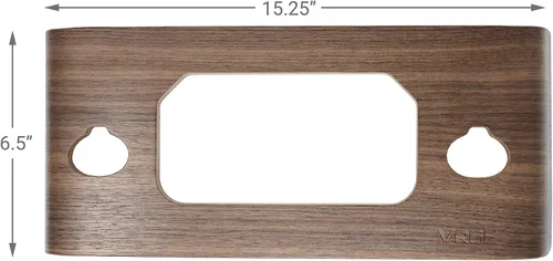 Vista 5 de VRGE - Premium Walnut Veneer Wood Storage Stand for Oculus Quest 2 - Rift - Rift S - VR Headset and Controllers